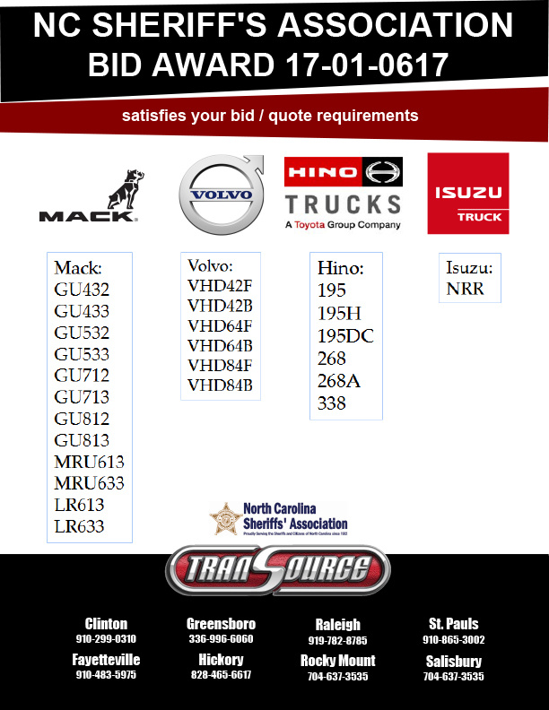 Ncsheriffsassociation Transource Truck & Trailer Centers Colfax